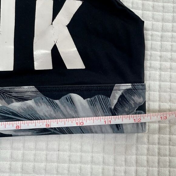 COPY - VS Pink ultimate unlined black white XS sports bra - Picture 2 of 6
